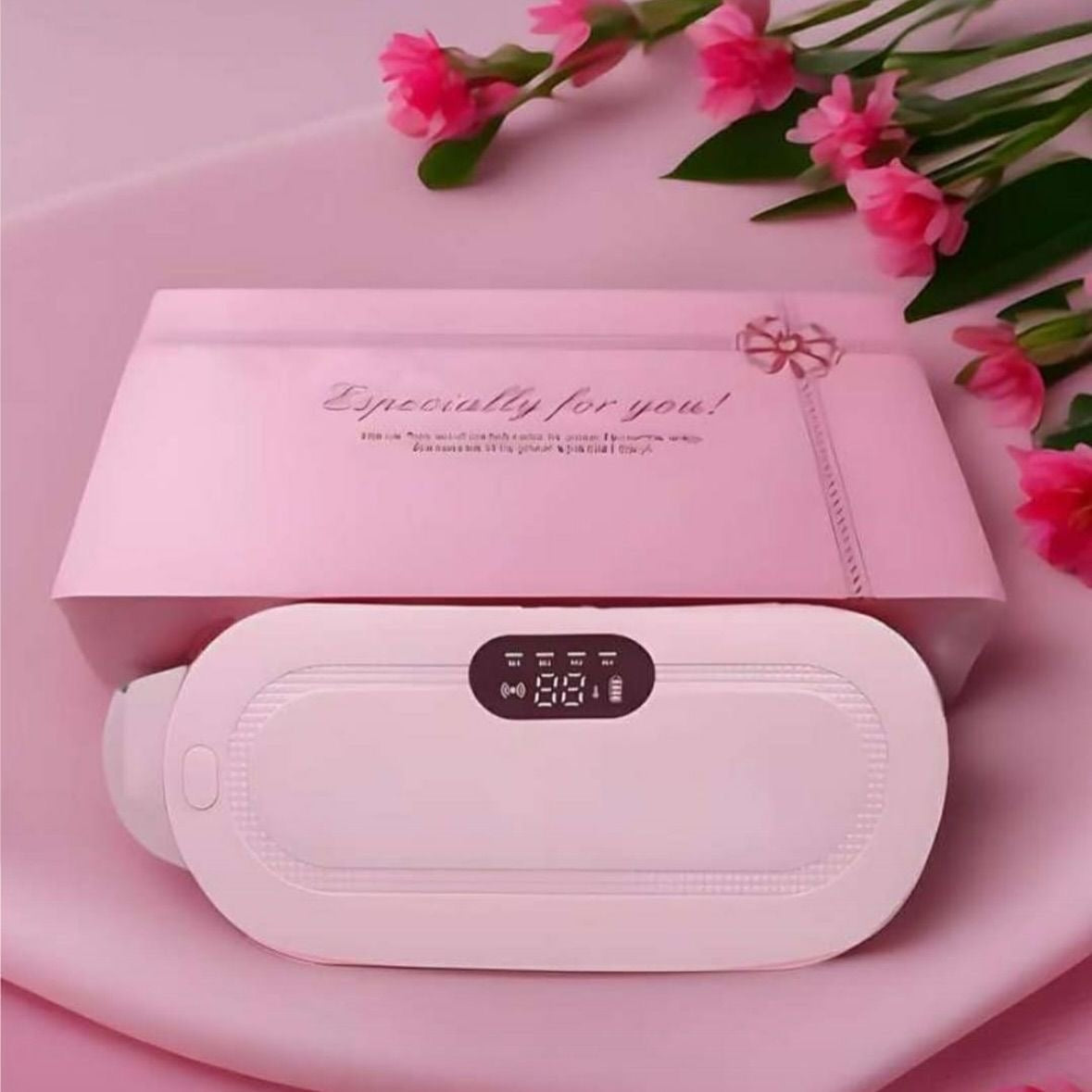 Cordless Heating Pad Belt — Cramp & Back Pain Relief