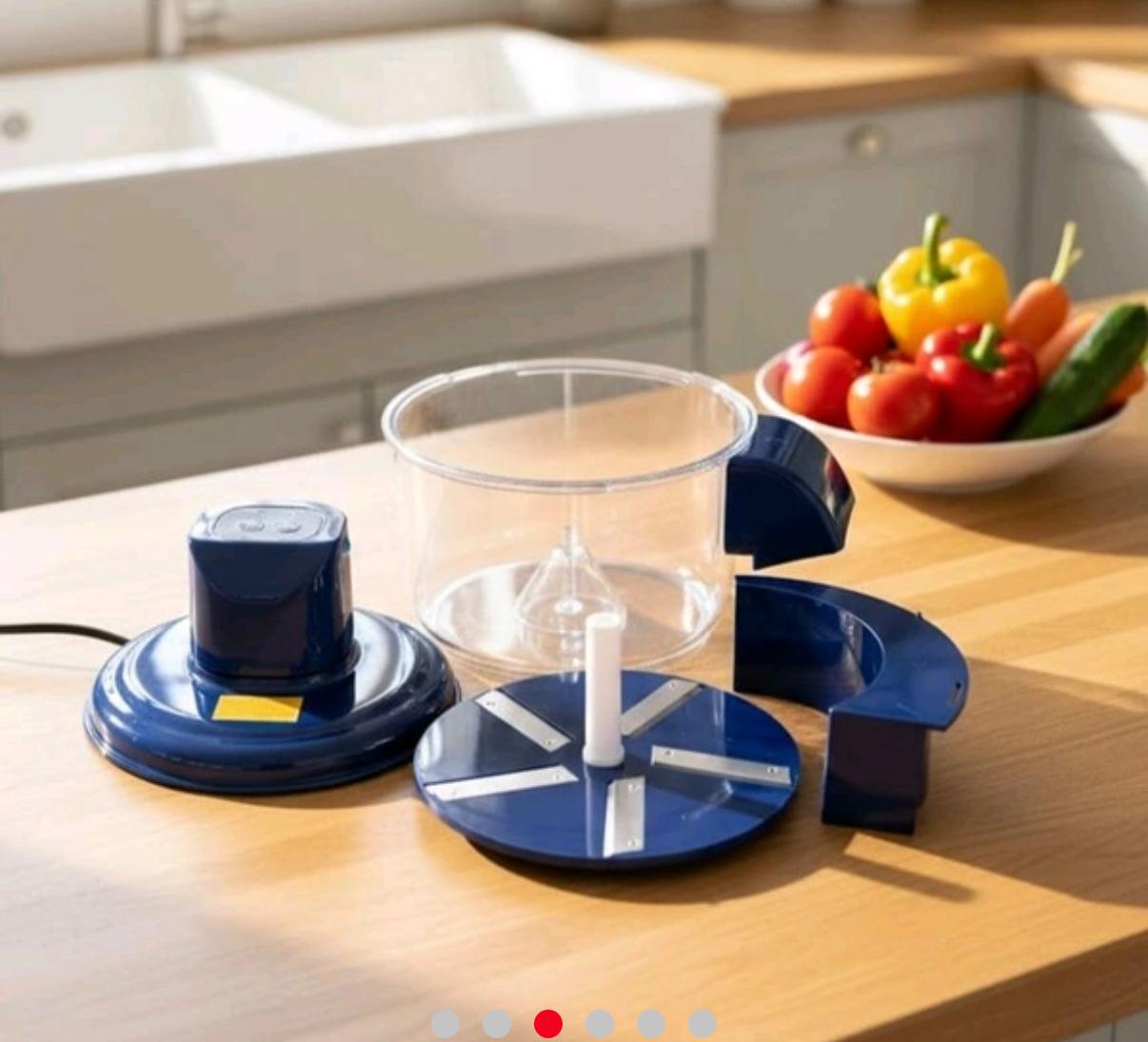 Electric Fruit & Vegetable Peeler Machine – 10–25s Fast Peeling | 5-Blade | Rechargeable, Automatic Peeling & Chopping