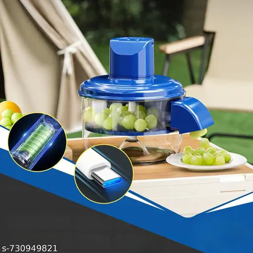 Electric Fruit & Vegetable Peeler Machine – 10–25s Fast Peeling | 5-Blade | Rechargeable, Automatic Peeling & Chopping